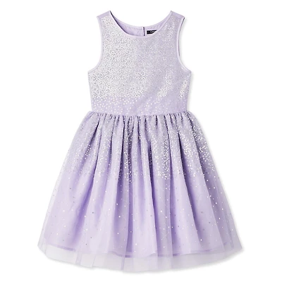 Robe en maille à paillettes George pour filles
