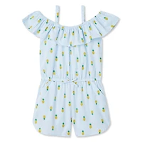 Barboteuse avec volants et épaules dégagées George pour petites filles