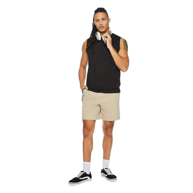 Short zippé à enfiler Athletic Works pour hommes