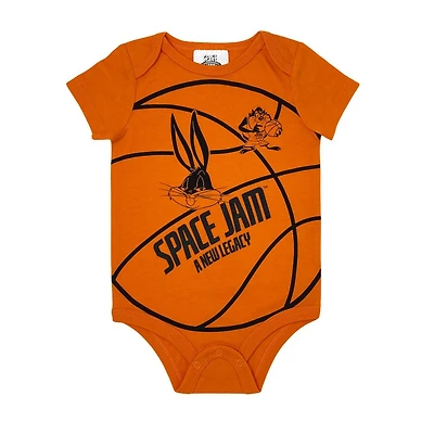 Space Jam Cache couche à manche courte pour béb