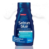 Selsun Blue Shampooing anti-pelliculaire pour cheveux normaux ou gras, 300 ml – Aide à contrôler les pellicules, les démangeaisons et les desquamation associées aux pellicules 300mL