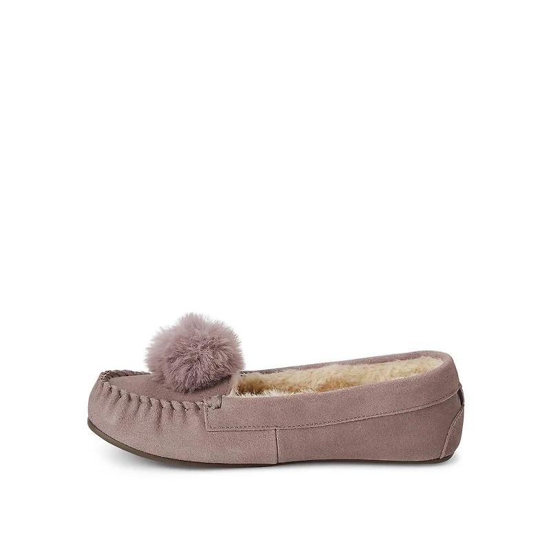 George Women's Suede Moccasin Slippers