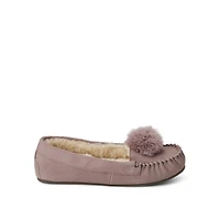 George Women's Suede Moccasin Slippers