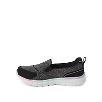 George Girls' Slip On Fashion Sneakers