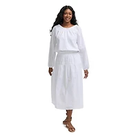 Mexx Women’s Long Sleeve Eyelet Top