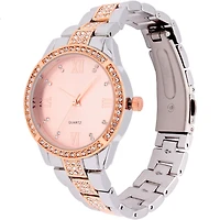 Two Tone Link Bracelet Watch