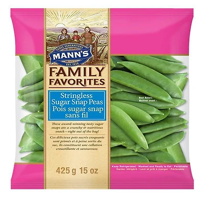 Peas, Sugar Snap, Mann's, 15 oz