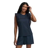 Mexx Women’s Sleeveless Top with Lace Trim, XS-XXL