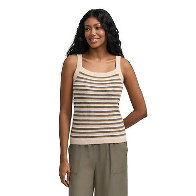 Mexx Women’s Square Neck Crochet Tank