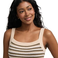 Mexx Women’s Square Neck Crochet Tank