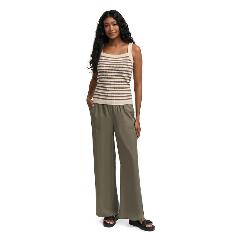 Mexx Women’s Square Neck Crochet Tank