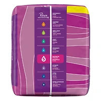 Poise Incontinence Pads & Postpartum Incontinence Pads, 5 Drop Maximum Absorbency, Long Length, 60 Count