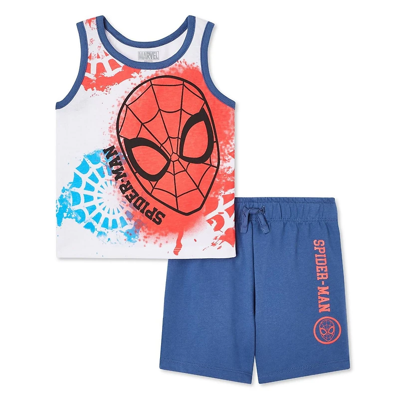Marvel Toddler Boys' Spider-Man Short 2-Piece Set