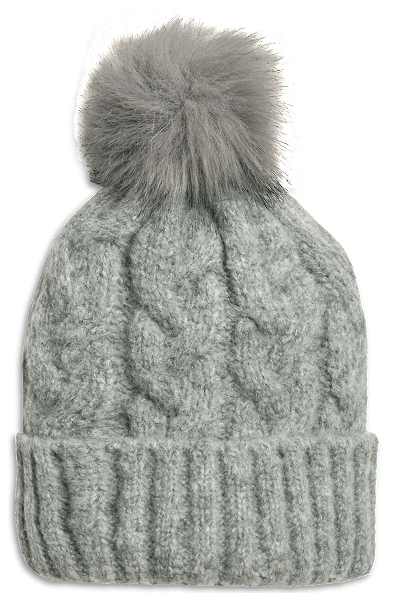 Hot Paws Tuque en tricot pour femme
