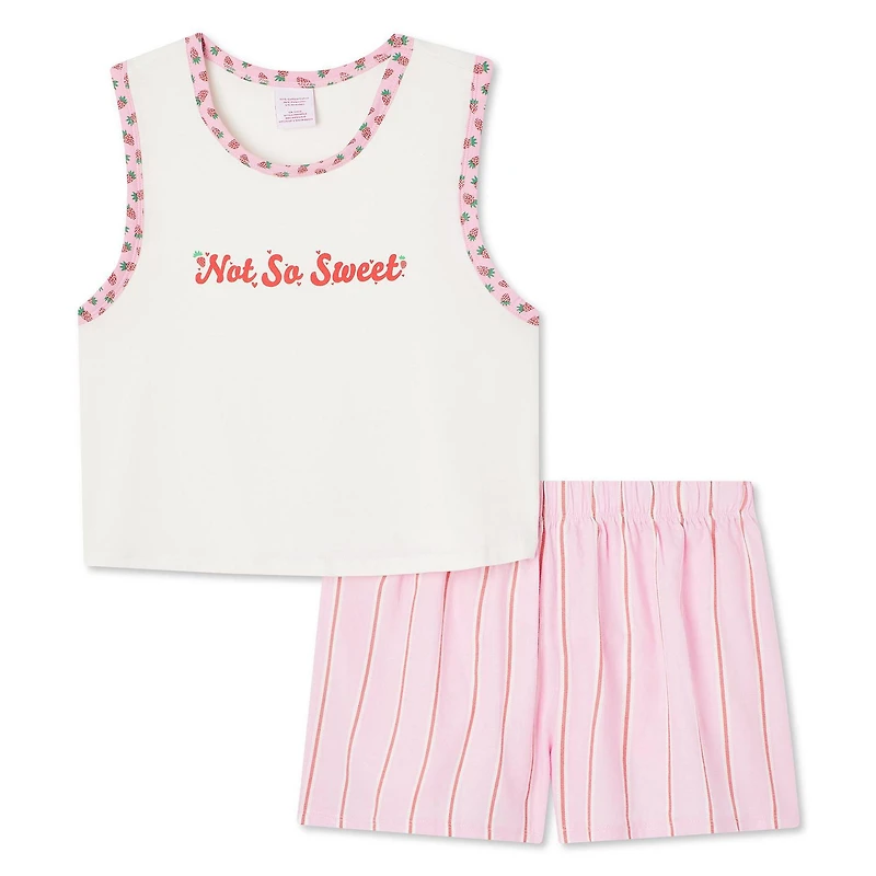 No Boundaries Women's Pajama 2-Piece Set