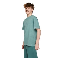 T-shirt délavé à manches courtes avec encolure ras du cou Jackson pour garçons Tailles M-TTG
