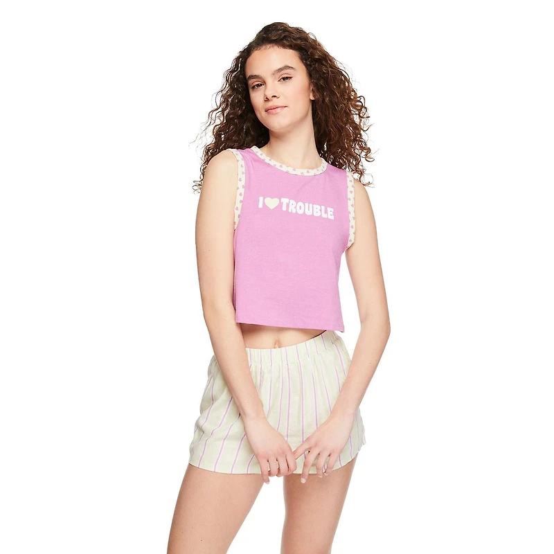 Pyjama 2 pièces No Boundaries pour femmes