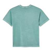 T-shirt délavé à manches courtes avec encolure ras du cou Jackson pour garçons Tailles M-TTG