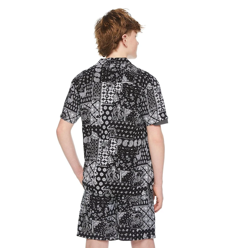 Chemise de vacances à manches courtes Jackson pour garçons