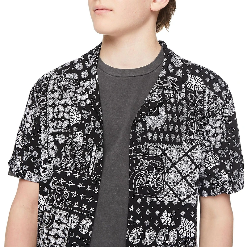 Chemise de vacances à manches courtes Jackson pour garçons