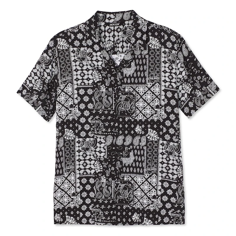 Chemise de vacances à manches courtes Jackson pour garçons
