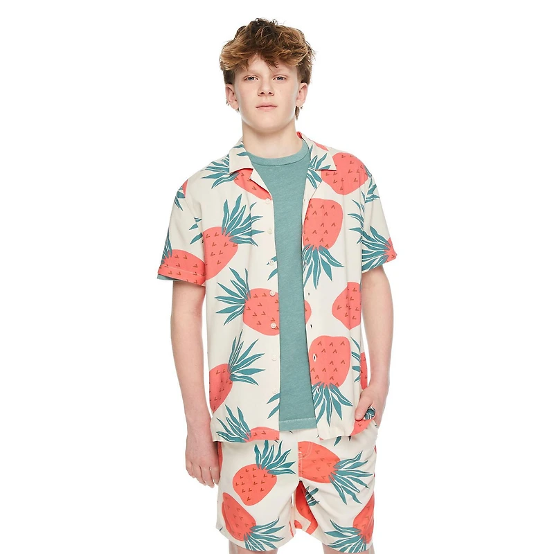 Jackson Boys' Short Sleeve Resort Shirt