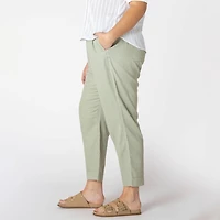 Devoted Taille Plus Femme Pantalon de jogging ample à jambes larges