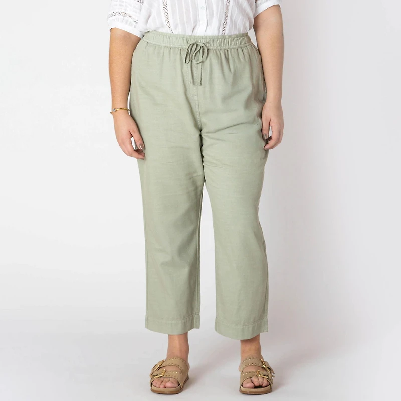Devoted Taille Plus Femme Pantalon de jogging ample à jambes larges