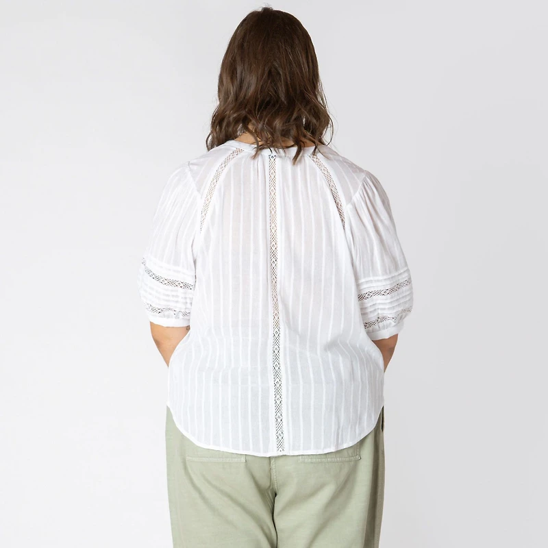 Devoted Women’s Plus size short sleeve button up blouse