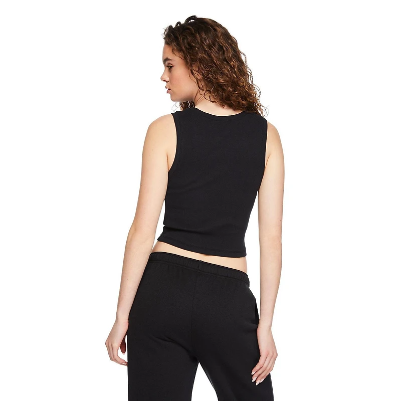 No Boundaries Women's Rib Tank Top, Sizes XS-XXL