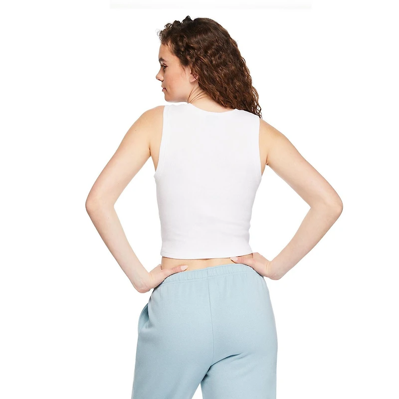 Débardeur côtelé No Boundaries pour femmes Tailles TP–TTG