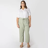 Devoted Taille Plus Femme Pantalon de jogging ample à jambes larges