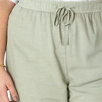 Devoted Taille Plus Femme Pantalon de jogging ample à jambes larges