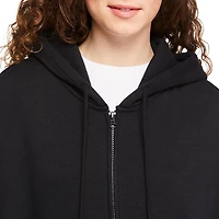 No Boundaries Women's Oversized Zip-Up Hoodie