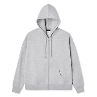 Haut à capuchon surdimensionné zippé sur la longueur No Boundaries pour femmes Tailles TP–TTG
