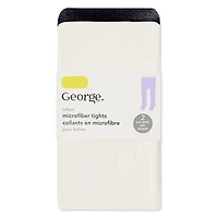 Lot de 2 paires collants en mélange coton George pour bébés filles Tailles 2-24 mois
