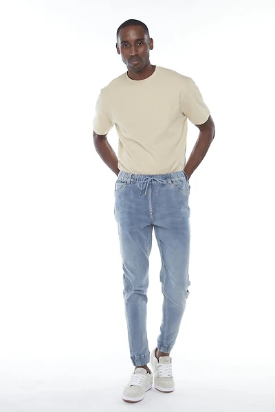 Jeaniologie ™ Jogger Classique 5 Poches - Cozy Denim