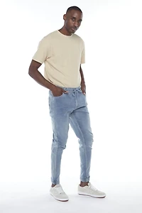 Jeaniologie ™ Jogger Classique 5 Poches - Cozy Denim