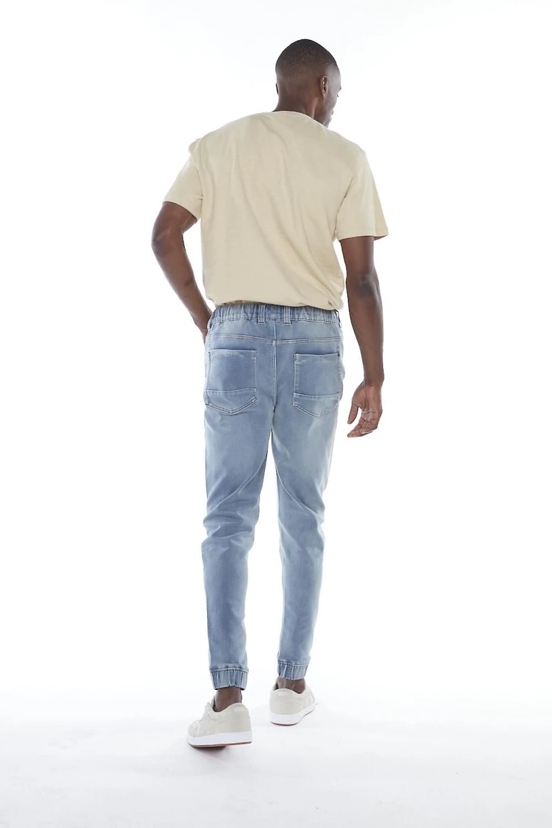 Jeaniologie ™ Jogger Classique 5 Poches - Cozy Denim