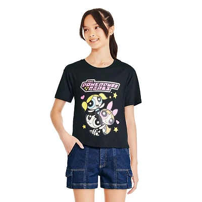 T-shirt à manches courtes The Powerpuff Girls pour filles
