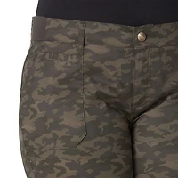 Lee Riders Women's Plus Comfort Waist Utility Capri