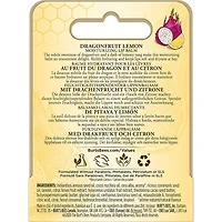 Baume hydratant pour les lèvres d’origine naturelle à 100 % au fruit du dragon et au citron de Burt’s Bees®, avec cire d’abeille et extraits de fruits, 1 tube Baume à lèvres fruit du dragon