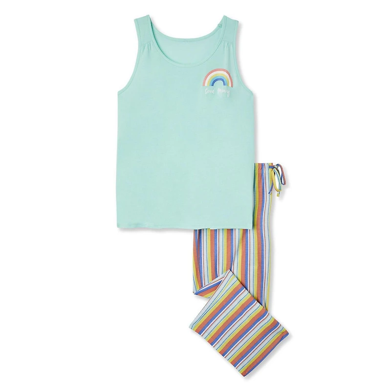 George Plus Women's Tank and Capri 2-Piece Sleep Set