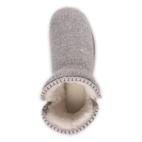 MUK LUKS Ladies Bootie Slippers Grey, Sizes 5-10