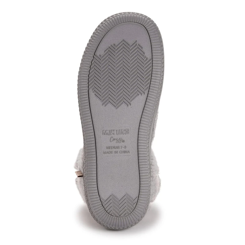 Chaussons bottines MUK LUKS pour femmes, gris, tailles 5-10