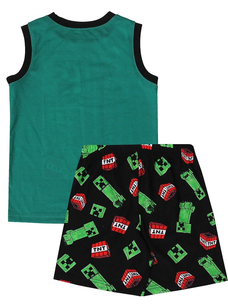 Minecraft Knit Sleep 2 Piece PJ set - Kids