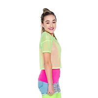 Girl's Mini Pop Kids Neon Bright Top
