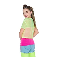 Girl's Mini Pop Kids Neon Bright Top