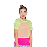 Girl's Mini Pop Kids Neon Bright Top