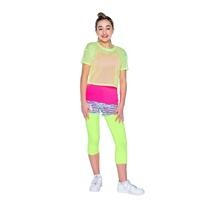 Girl's Mini Pop Kids Neon Bright Top